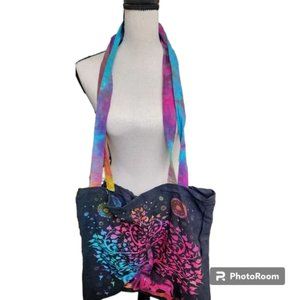 Hippie Boho Cloth Cross Body Bag Purse New Age Batik